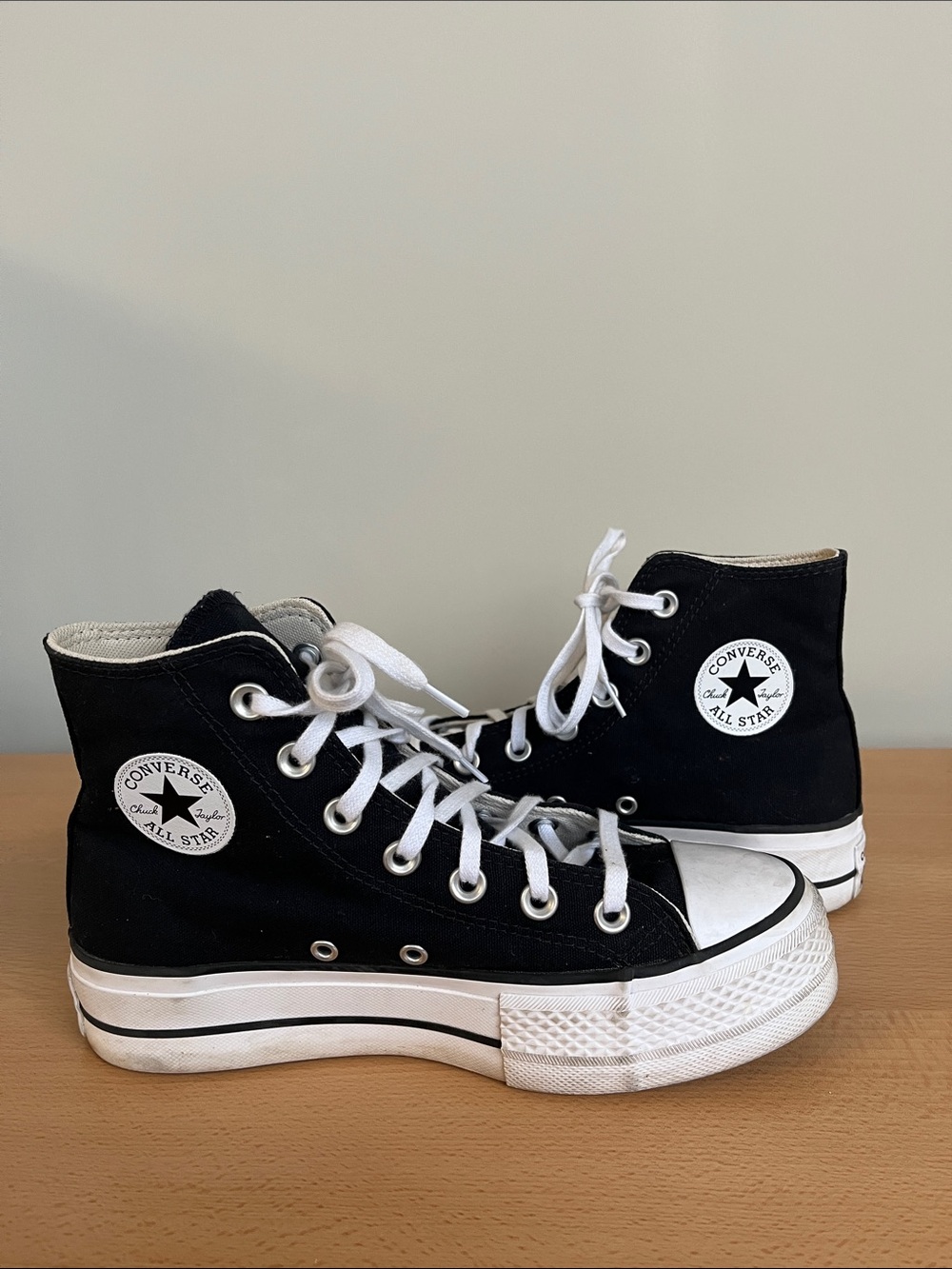 Converse Black & White Chuck Taylor High-Top Sneakers